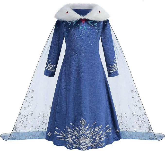 Disfraz de Princesa de Nieve para Niñas miniatura 2