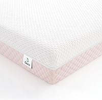 Vista 1 de Colchón mini para cuna, 38 x 24 x 4 pulgadas, espuma viscoelástica de gel cómoda de doble cara, colchón transpirable de alta calidad para cunas mini