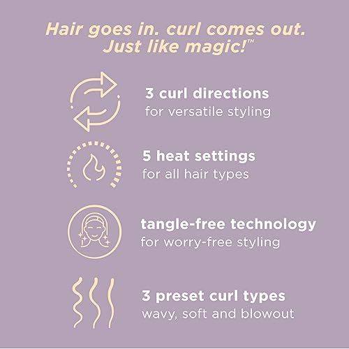 Miniatura 2 de INFINITIPRO by Conair Curl Secret - Rizador automático de 1 14 pulgadas, rizador de pelo para todo tipo de cabello y longitudes de cabello medianas