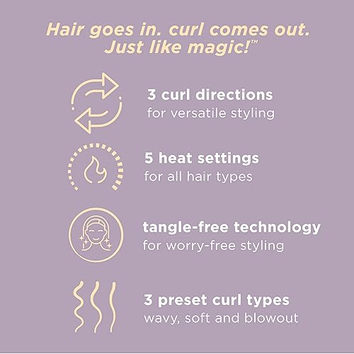 Miniatura 2 de INFINITIPRO by Conair Curl Secret - Rizador automático de 1 14 pulgadas, rizador de pelo para todo tipo de cabello y longitudes de cabello medianas