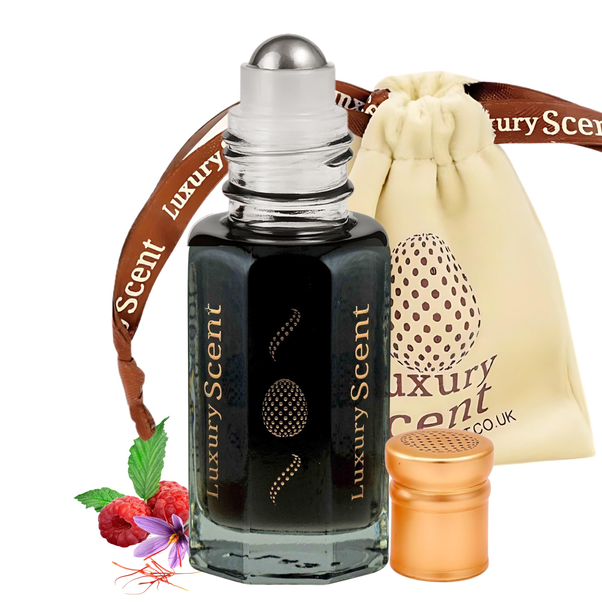 Perfume Oil Mukhallat Khaleej Luxury Premium 6ml Roll-On – Woody Musky Arabic Attar, Alcohol-Free Unisex Fragrance With Oriental Notes, Long Lasting Perfume With Velvet Gift Pouch