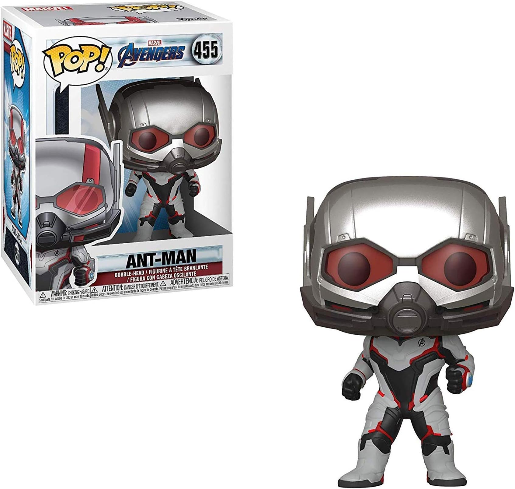 POP! Ant Man Team Suit Pop Bobblehead Figure (4 Inch, Multicolor)