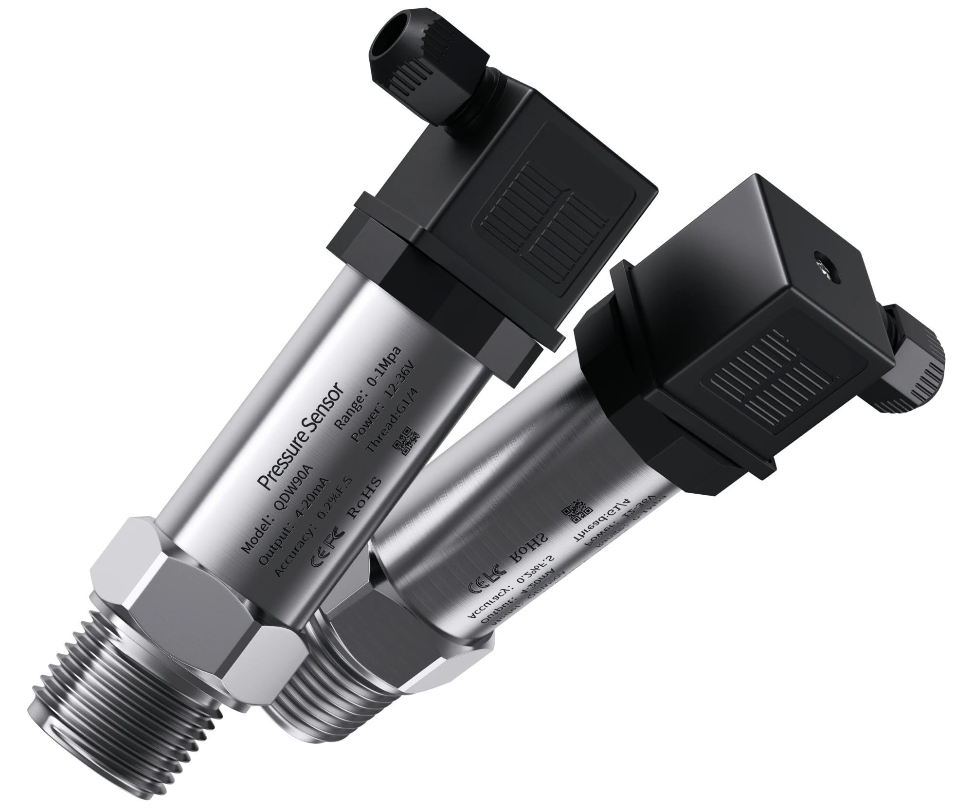 Transmisor de presión NPT1/4 4-20mA 0-3,3V 10V -1bar 10bar 0.1bar 400bar 20kpa Sensor