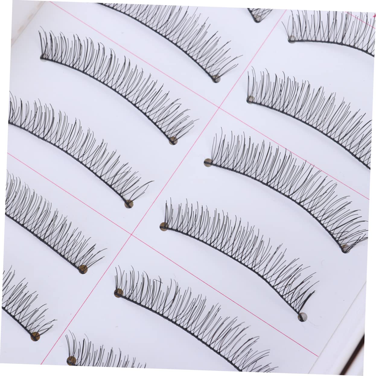MAGICLULU 180 Paia Accessori Per Il Trucco Ciglia Di 3d Ciglia Finte ia Morbide ia Finte Di Cotone Per Le Donne ia Folte Viola Filo Di Cotone Manuale