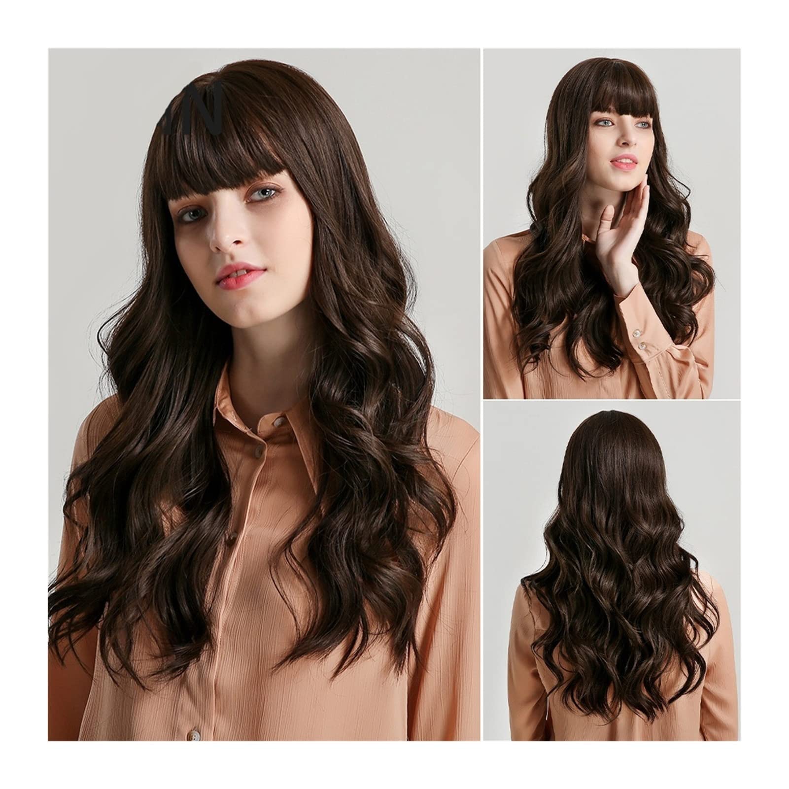 Perruque synthétique 24inch pour changer de look sans abîmer