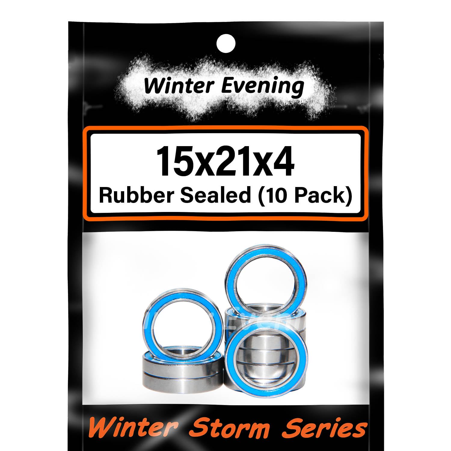FastEddy Bearings Lot de 10 roulements scellés en caoutchouc