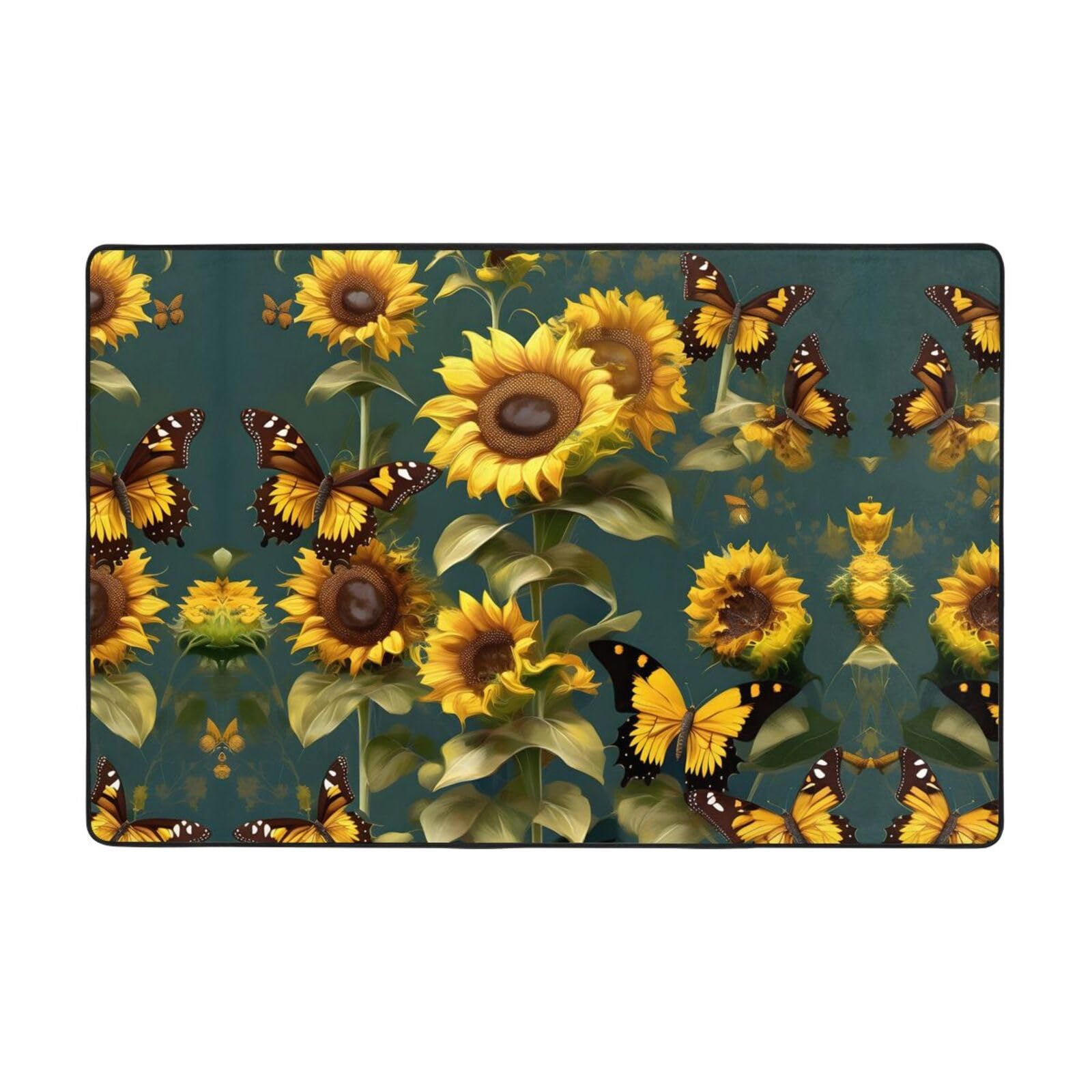 Tapis de salon papillons grand confort tapis doux chambre enfant design