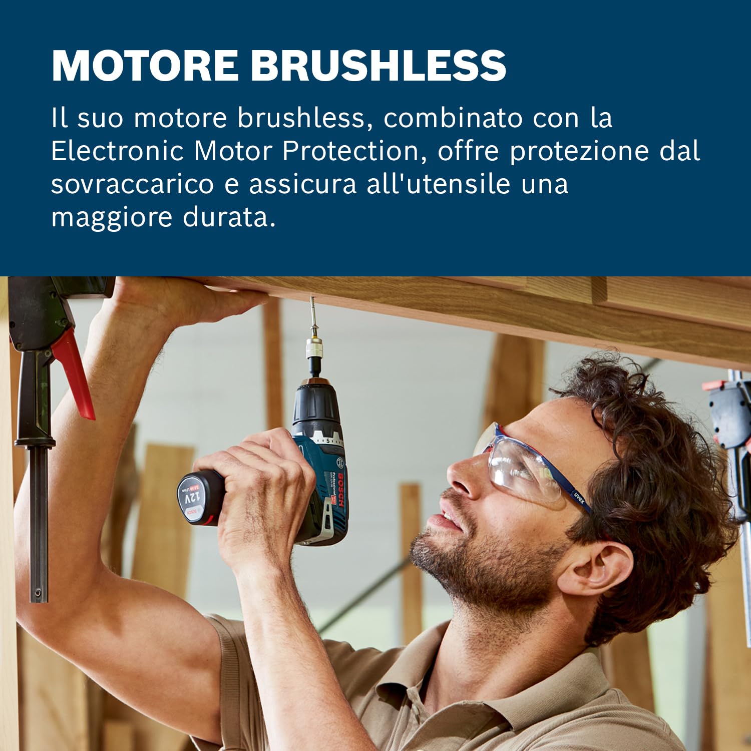 Bosch Professional 12V System Trapano-avvitatore a batt. GSR 12V-35 FC - FlexiClick System (adatt.mart.perf. GFA 12-H,attacco mand.GFA 12-H, impugn.suppl.,limitatore prof.,L-BOXX,senza batt./caricab.)
