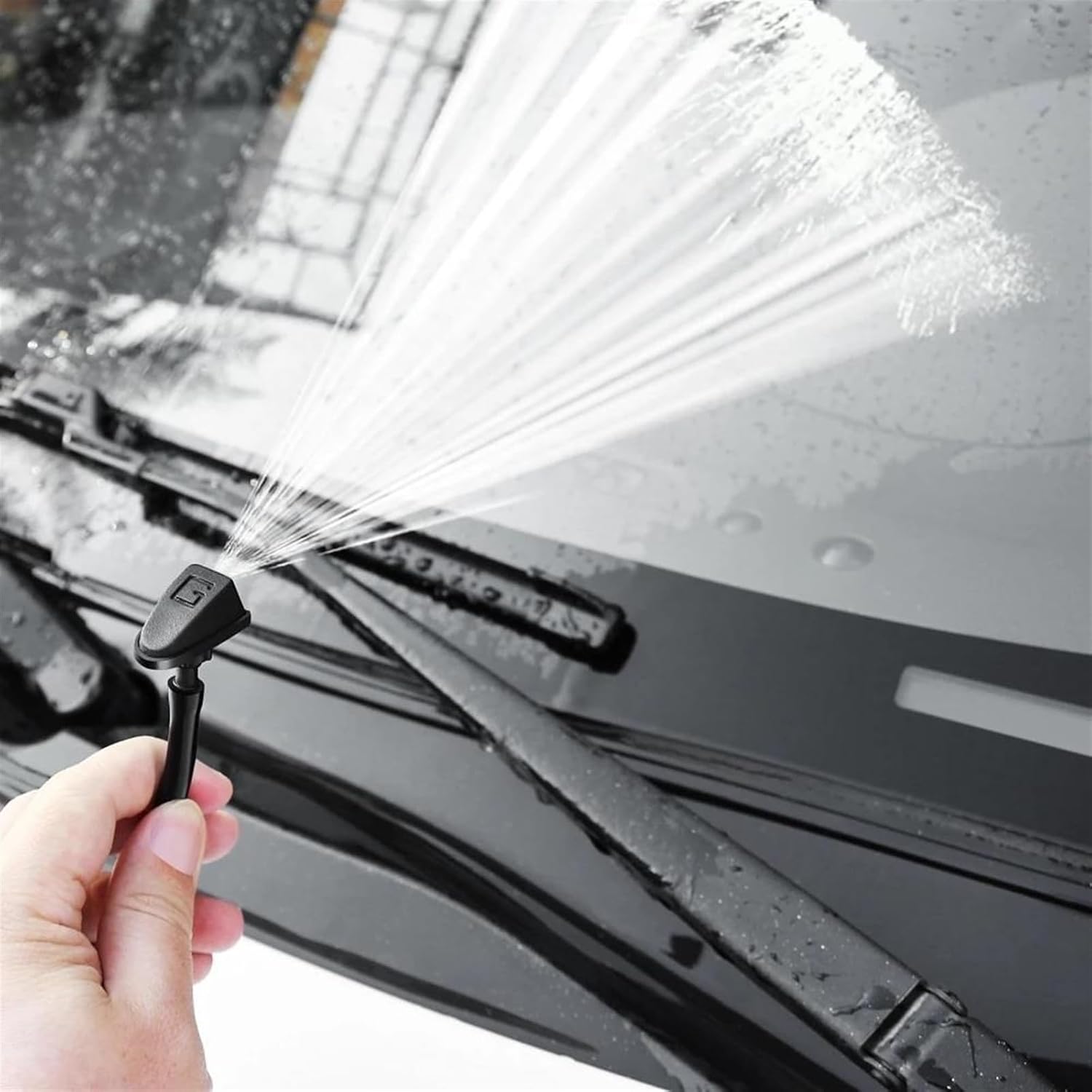 Compatible With BMW For E31 For E32 For E34 E36 E38 E39 E46 Z3 2Pcs Car Windshield Wiper Washer Spray Nozzle Replacement Car Wiper Washer Nozzle Windscreen Jet Nozzle