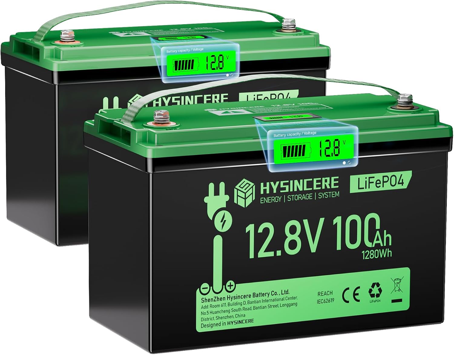 12V 100Ah LiFePO4 Battery BCI Group 31 Lithium Battery, Deep Cycle Battery with 100A BMS, 1280Wh Vitality, As much as 15000 Cycles & 10-Yr Lifespan for Trailer RV, Marine, Residence Vitality System-2 Packs