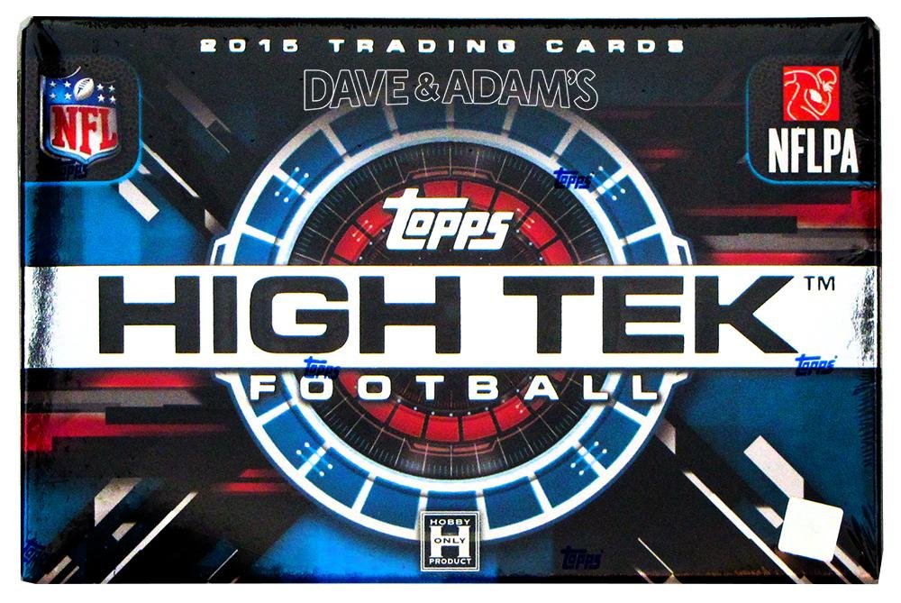 2015 Topps NFL-High Tek Football Cards Hobby Box (8 cards/box, 1 Autographed Card, 1 Base Parallel, 6 Base Cards) - Release Date 12/9