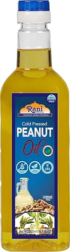 Aceite de maní Rani 169 onzas 169fl oz prensado en frío 100 natural sin OMG vegano apto para gluten