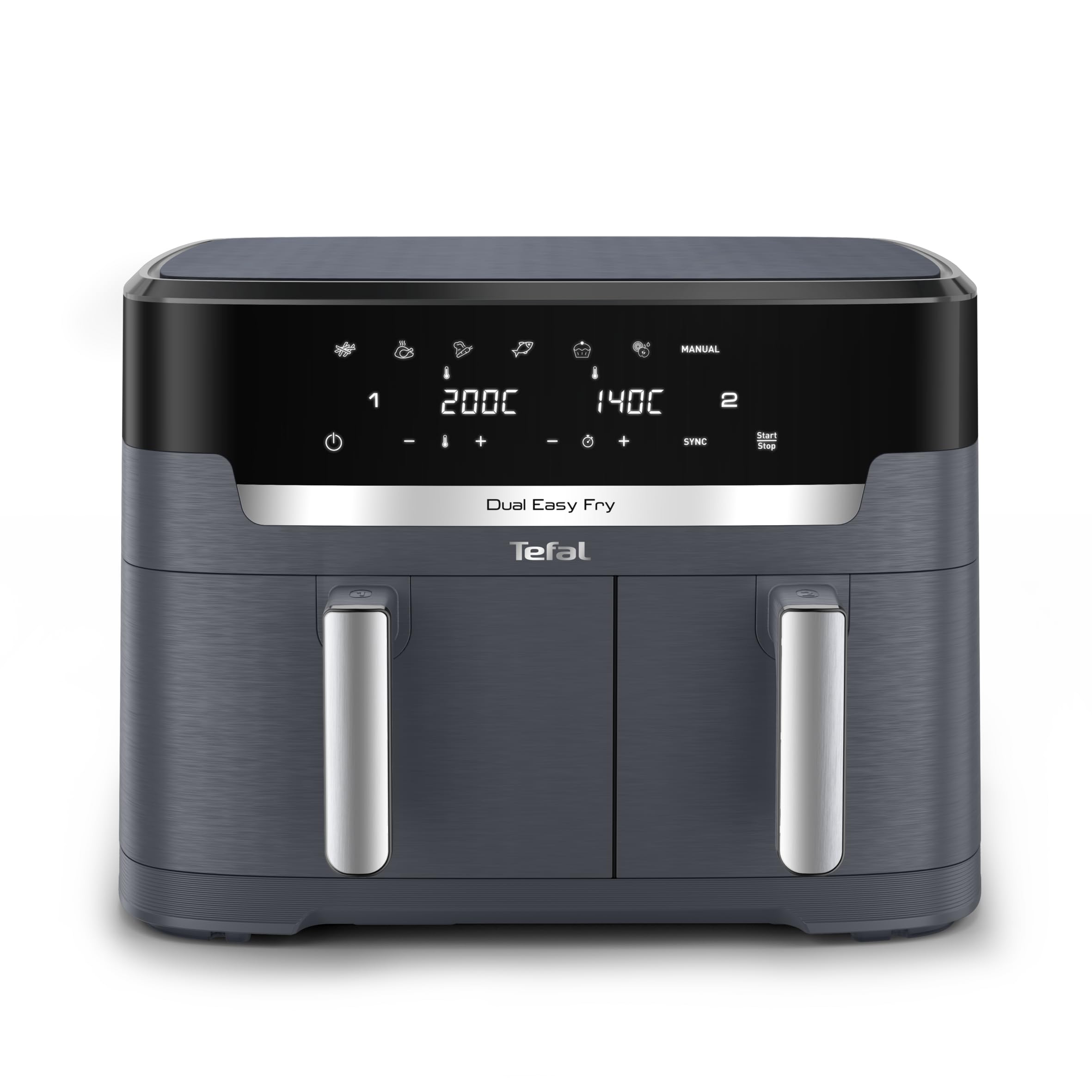 Tefal Doppelkammer-Heißluftfritteuse XXL EY942BE0