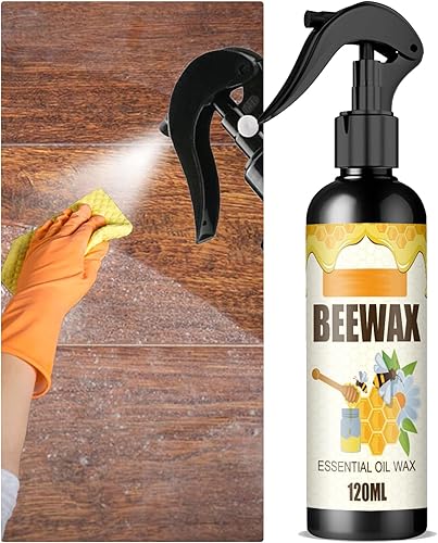 Pulidor de muebles en aerosol de abejas, cera de abejas, esmalte para muebles, cera de abejas y limpiador de muebles, cera de abejas para madera,