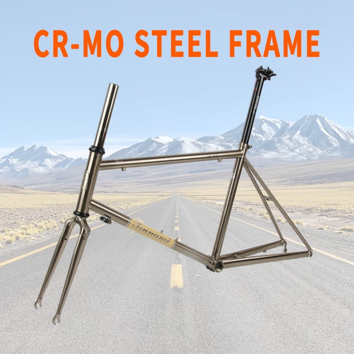 451 BMX Bike Frame 42cm 44cm C Brake Bikes Frame Cr-Mo Steel Bike Frameset 100/130mm Quick Release Bicycle Frame with Fork BB68mm