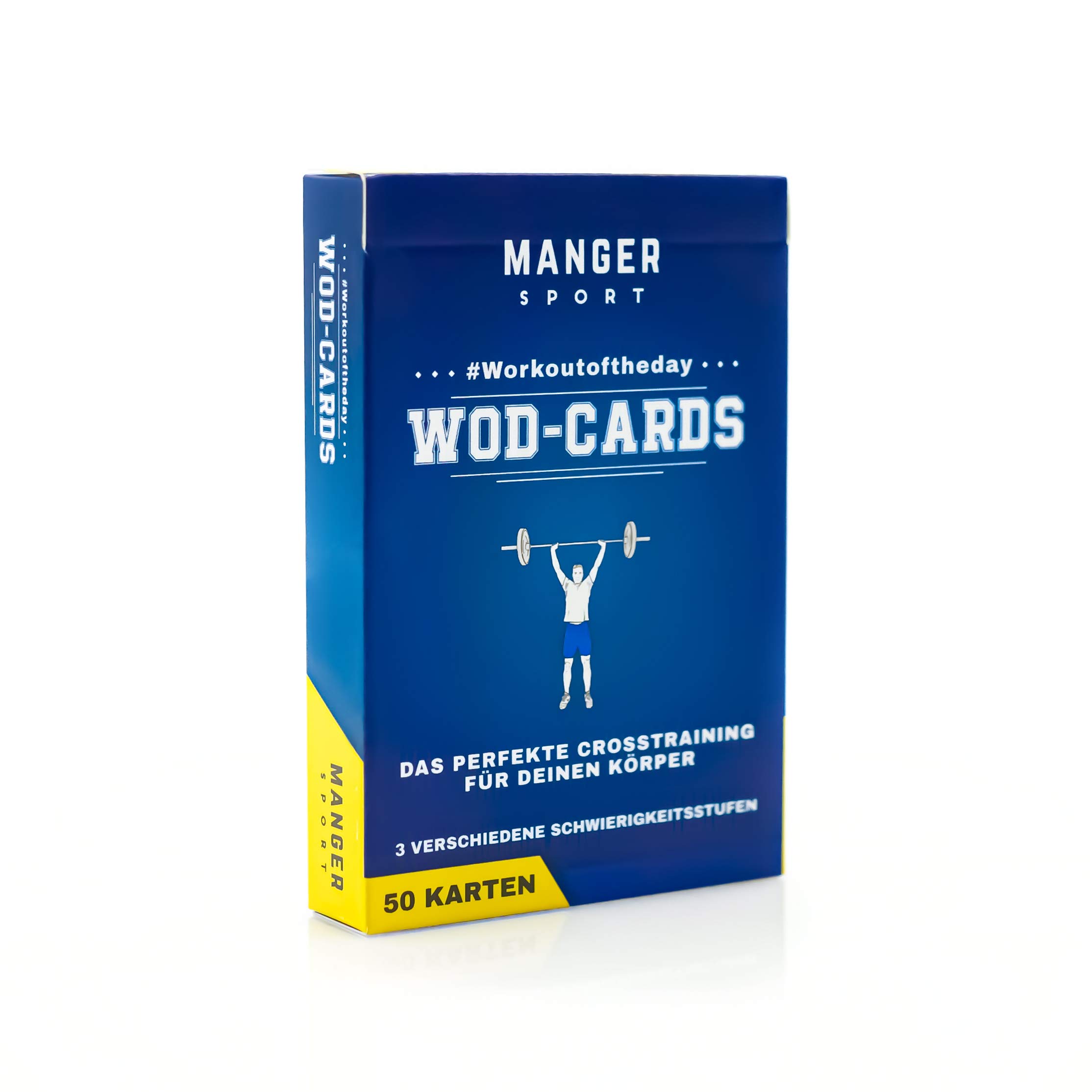 Cartes Workout Of The Day Manger Sport - 50 Entraînements Crosstraining Variés - Salle De Sport De Poche Idéale