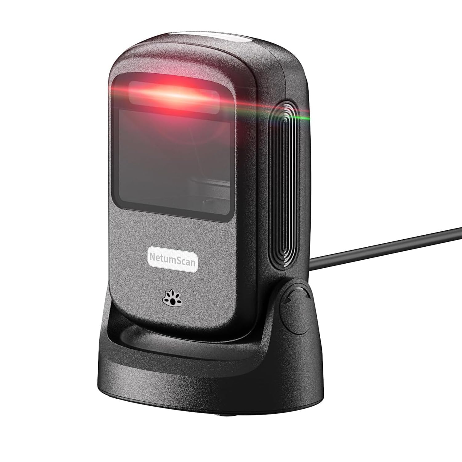 NetumScan Automatic Hands-Free Barcode Scanner - 1D/2D Desktop USB Wired Scanner for Retail Store, Warehouse, Supermarket, POS System, Checkout