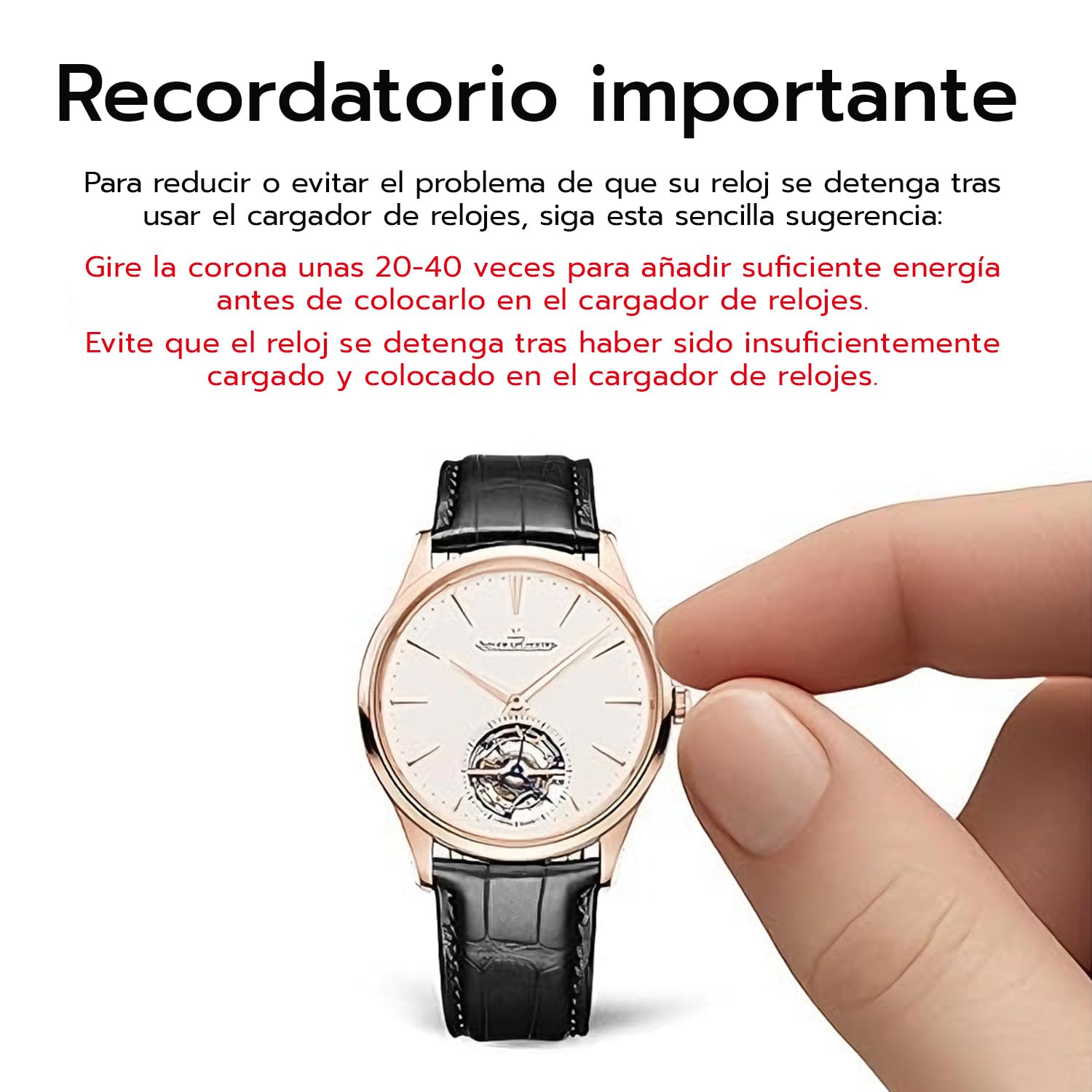 Caja automática doble para reloj, para 2 Relojes, Con LED azul, Caja enrolladora automática para Relojes, Vitrina acrílica de Cuero - Negro
