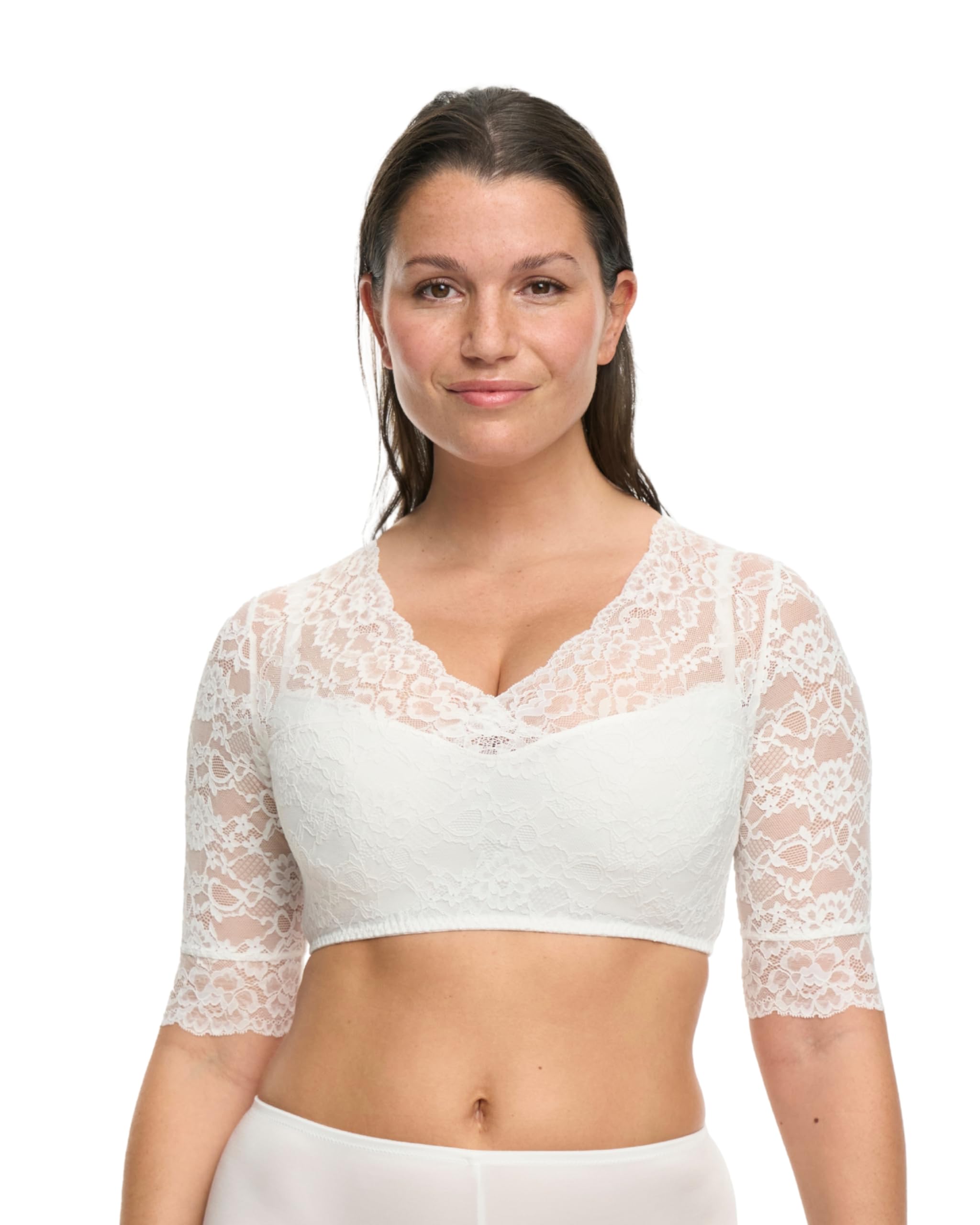 Susa Damen 5568 Wiesn-zauber Dirndl-Bluse halbarm (1er Pack)