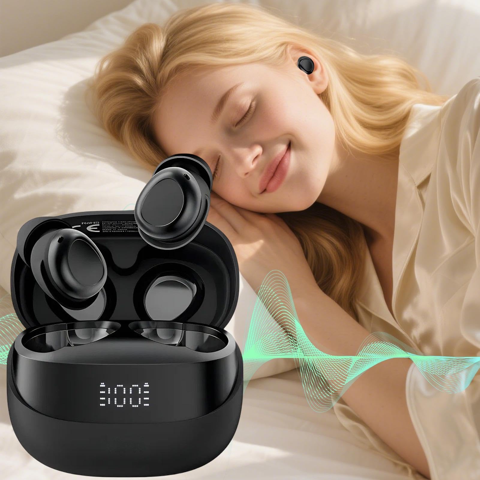Auriculares Para Dormir Inalámbrico 5.4 30H reproducción recargable