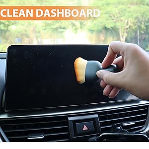 Car Interior Detailing Brush Soft Bristle Detail Brushes,Dash Duster Cleaning Brush,Car Accessories for Women/Men,Interior Cleaning Tool for Automotive,Truck,SUV,RV