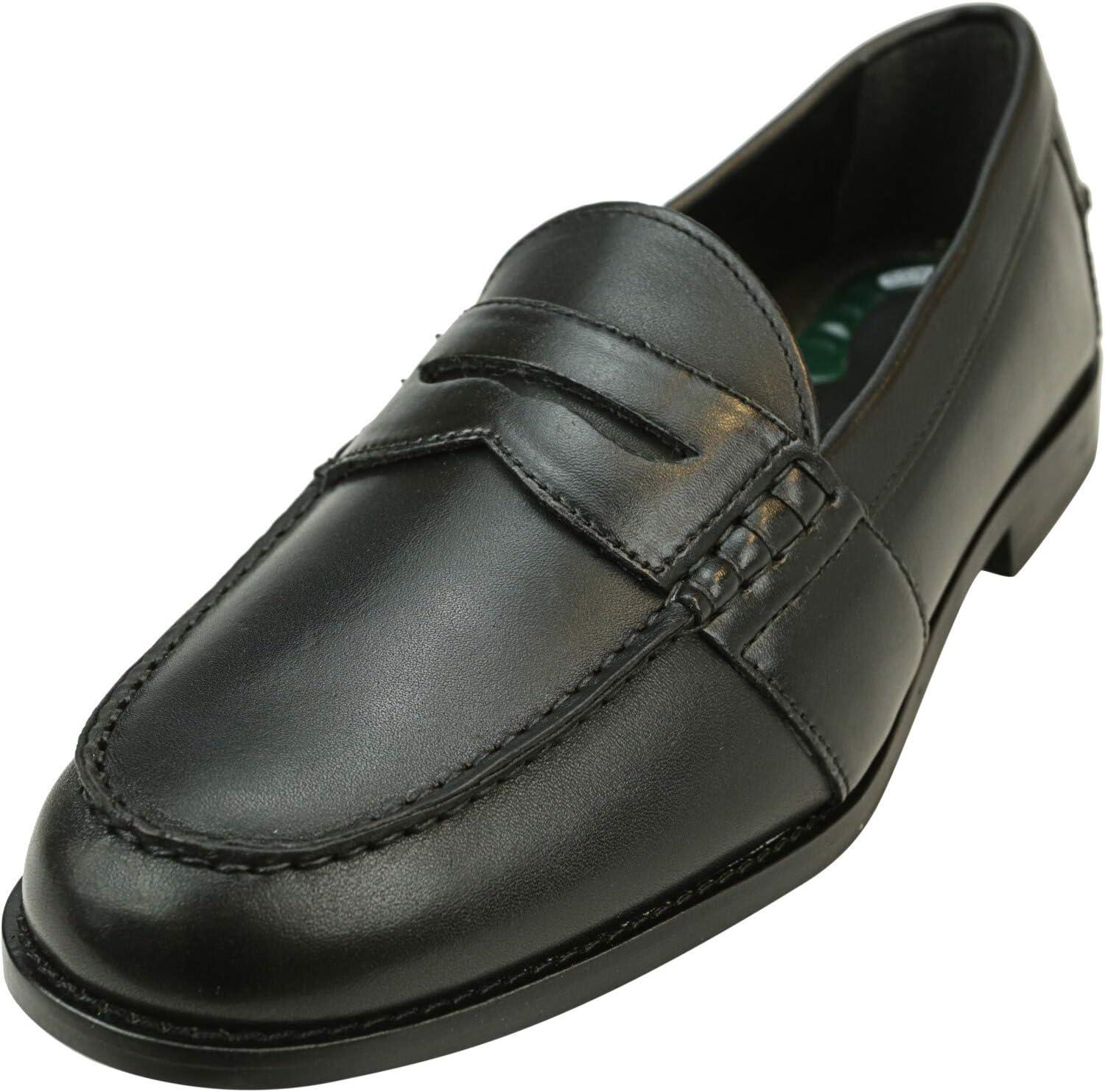 casual black loafers men