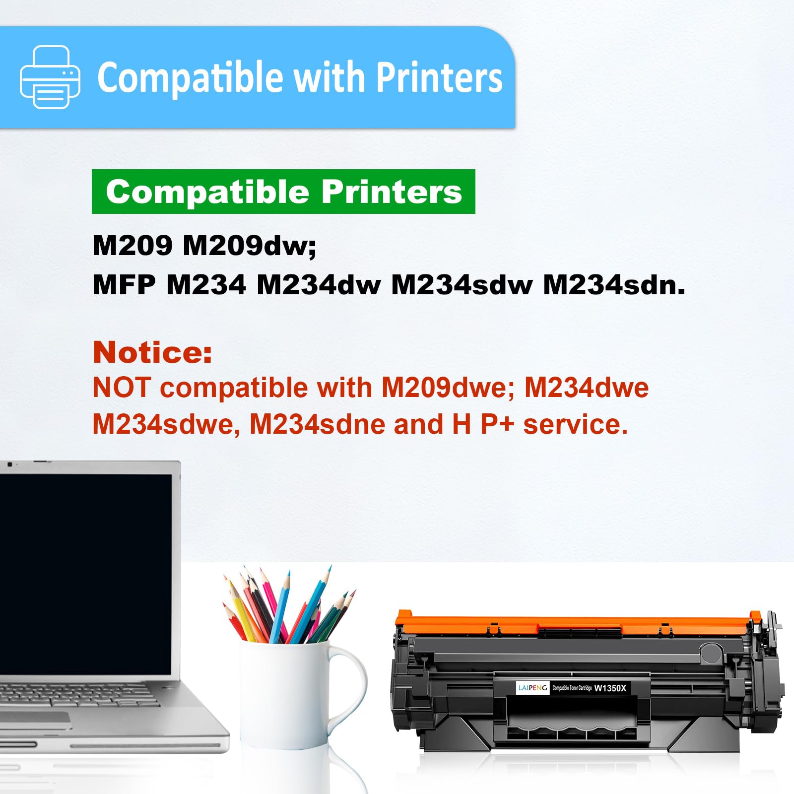 Toner 135X W1350X kompatybilny z HP M207dw M209 M234