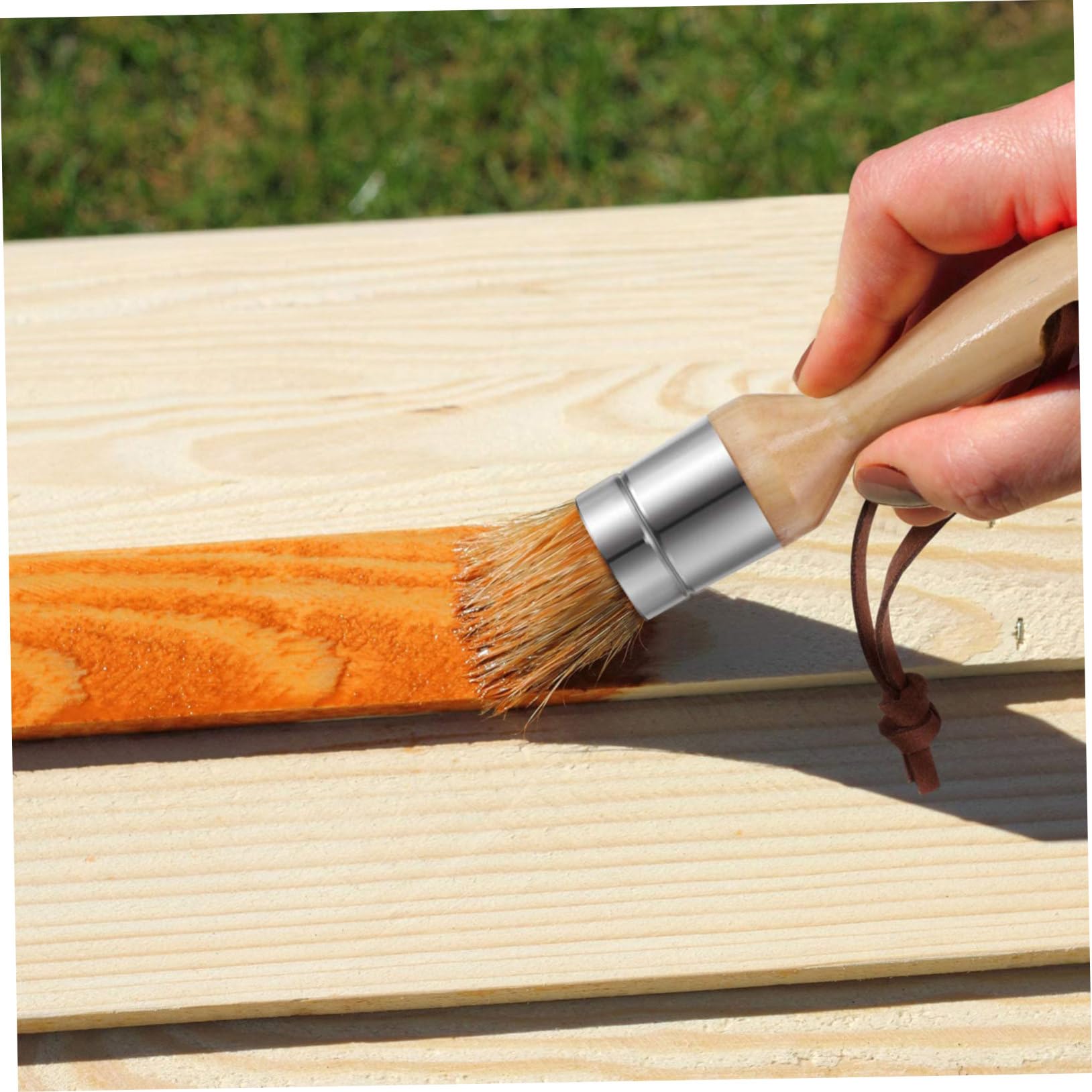 Teiliges Set Rundpinsel Borsten mit Holzgriff für Öl und Acrylfarben Geeignet für Heimdekoration und DIY Projekte