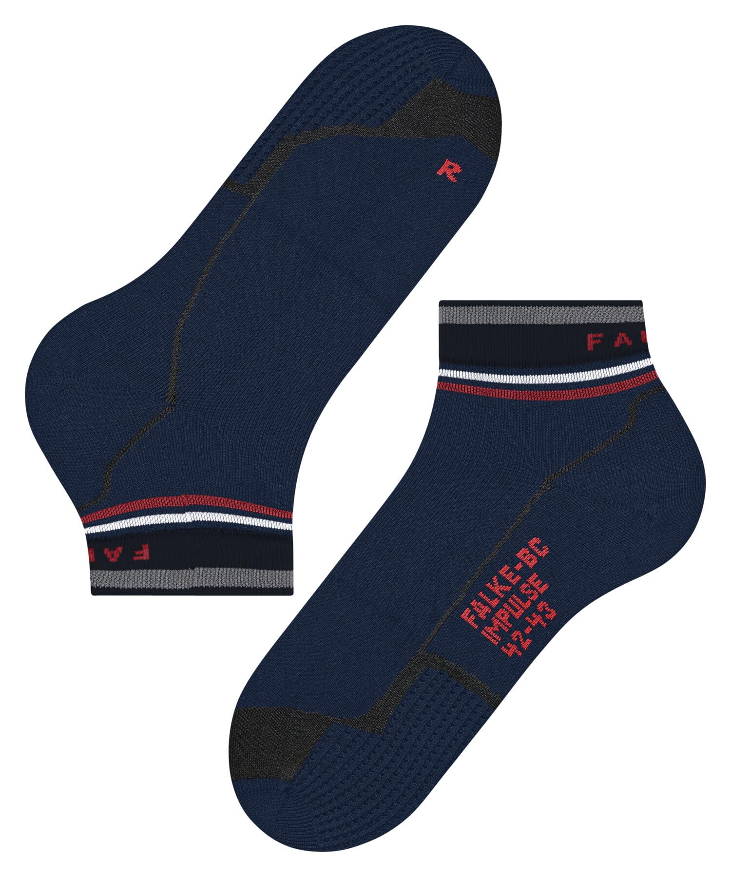 FALKE Unisex BC Impulse Short Fahrradsocken schnelltrocknend atmungsaktives nachhaltiges Funktionsmaterial ultraleichte Polsterung Rennradsocken kurz antiblasen gegen Taubheitsgefühle kühlend 1 Paar