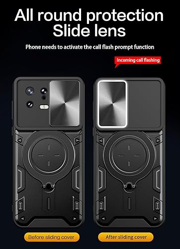 Miniatura 5 de Compatible con Infinix Note 30 Pro, carcasa magnética de montaje en automóvil compatible con Infinix Note 30 Pro X678B Kickstand con funda