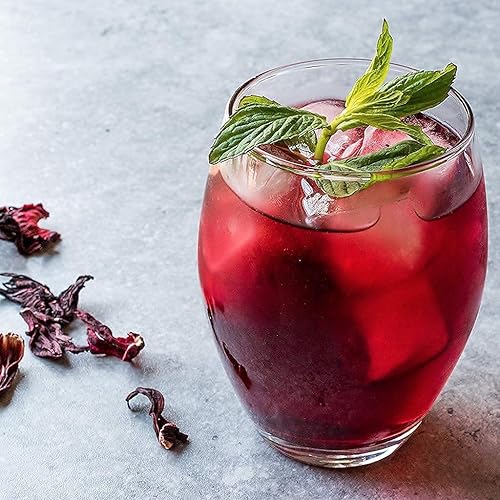 Miniatura 3 de Flores de hibisco seco de 2 libras a granel, perfectas para té y agua fresca mexicana, flor de Jamaica, flores enteras y pétalos por 1400s Spices