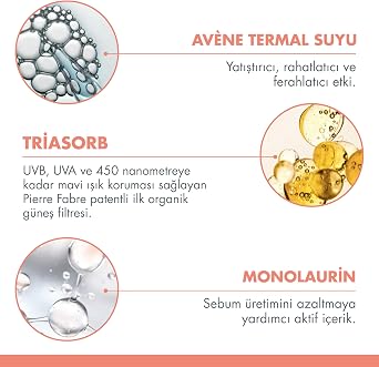 EAU THERMALE AVENE Cleanance SPF 50+ Yağlı ve Akneye Eğilimli Ciltler için Yüksek Korumalı Renkli Güneş Kremi 50 ml