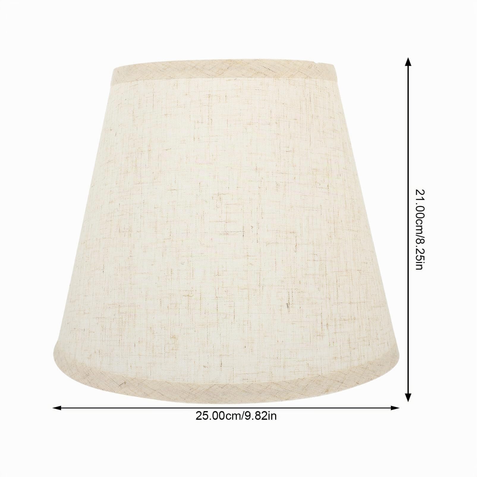 LIFKOME Lino pantalla de diseño 8.3 pulgadas reemplazo pantalla para lámpara de mesa E14 dormitorio sala de estar luz decorativa