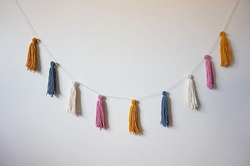 Miniatura 1 de Colorful Yarn Tassel Garland Banner Decoration