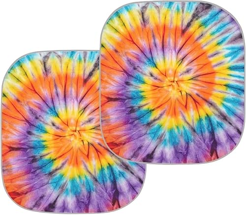 Miniatura 7 de Yuuxorilu Parasol plegable para parabrisas de automóvil, 2 piezas, con estampado de jirafa, para protección UV y reflector de calor, ajuste