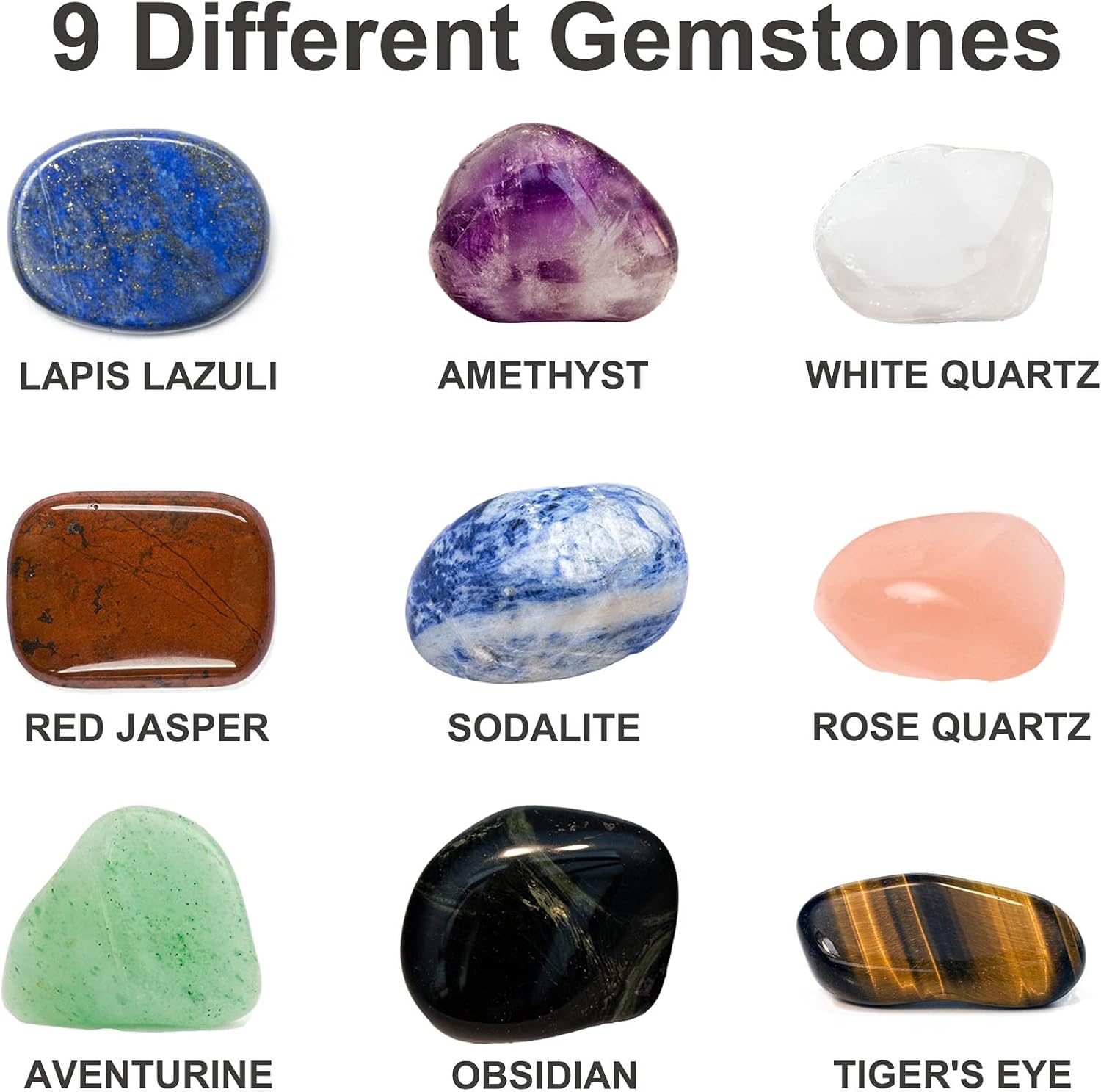 AliKids 3.6LB Professional Rock Tumbler Kit, 3 Speed Settings & Digital 9-Day Timer, Rough Gemstones, 4 Polishing Grits