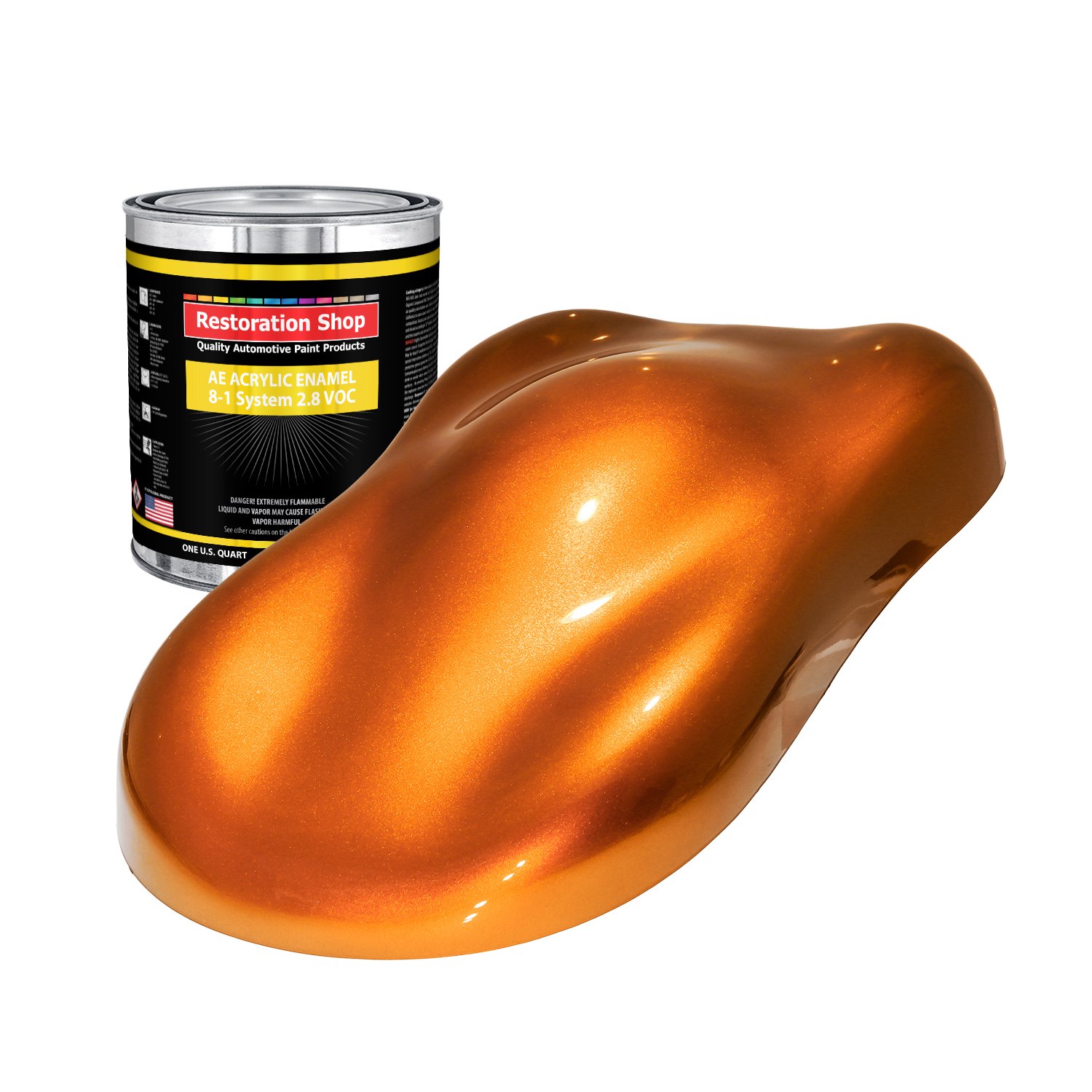 Buy Restoration Shop Inferno Orange Pearl Metallic Acrylic Enamel