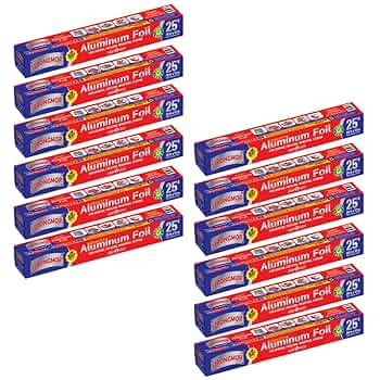 Amazon.com: Aluminum Foil Heavy Duty (25 Sq.Ft.) (Pack of 12