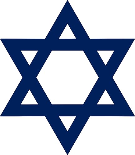 Miniatura 25 de Calcomanías de silueta de estrella David (negro) (juego de 2) calcomanías de vinilo impermeables de alta calidad para teléfono portátil, accesorio