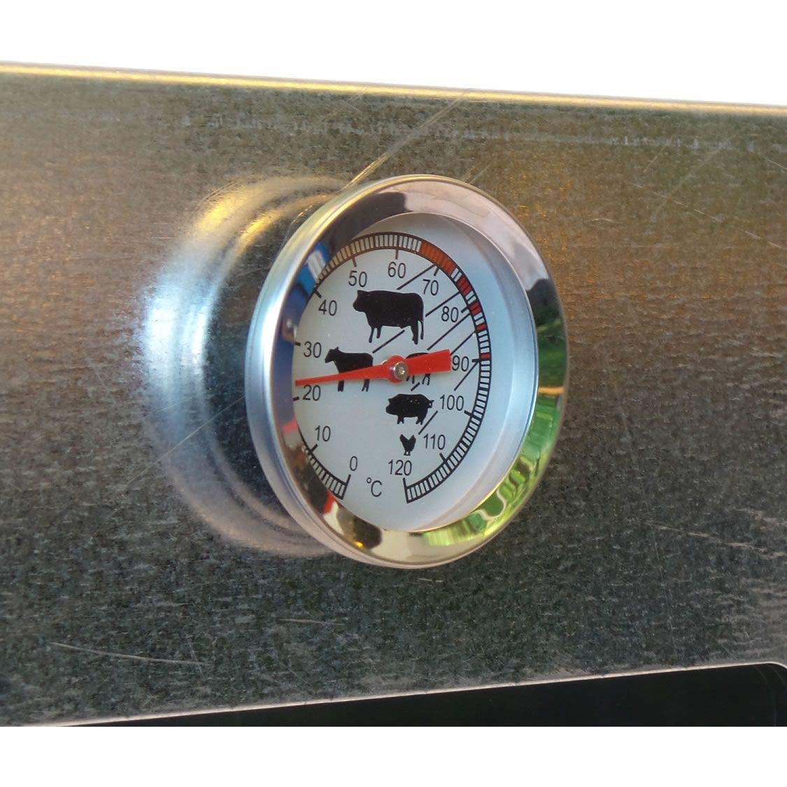 Ahumador XL – Horno para ahumar con 3 plantas y termómetro – envío gratuito