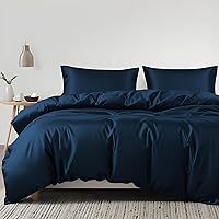 Vista 8 de Linenwalas Juego de Fundas de Edredón de Tencel Lyocell, Juego de Fundas de Edredón de Seda Ligera Refrescante de Eucalipto con Cierre de Cremallera