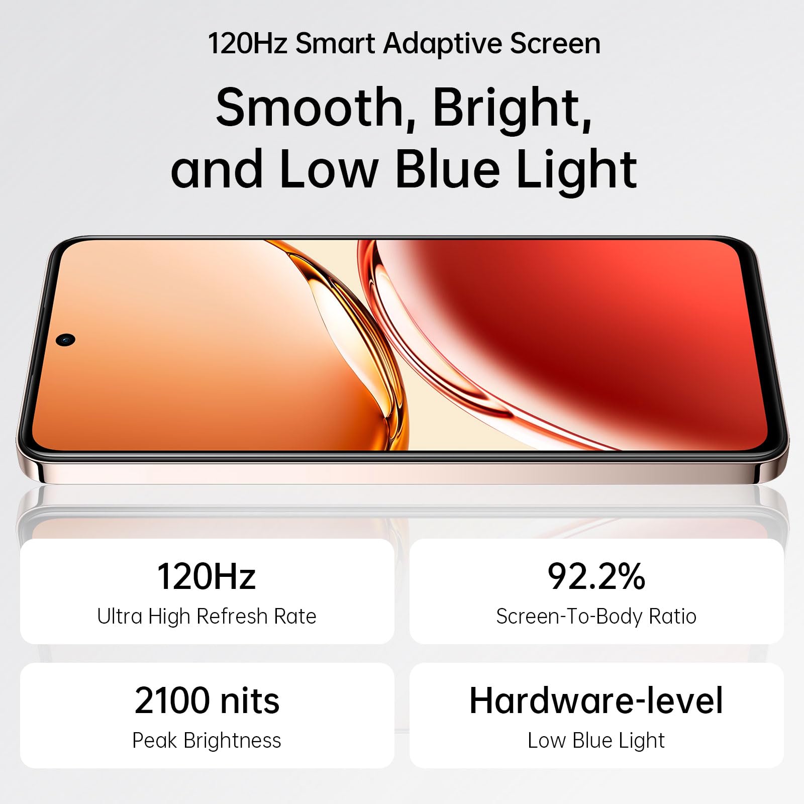 OPPO Reno12 FS 5G 12+512GB, Sbloccato Android Smartphone AI, 120Hz 6,67" OLED, Dimensity 6300, Fotocamera AI 50+8+2MP, Telefono SUPERVOOC 45W, Batteria 5000mAh, Protezione IP64, Double SIM, Arancio