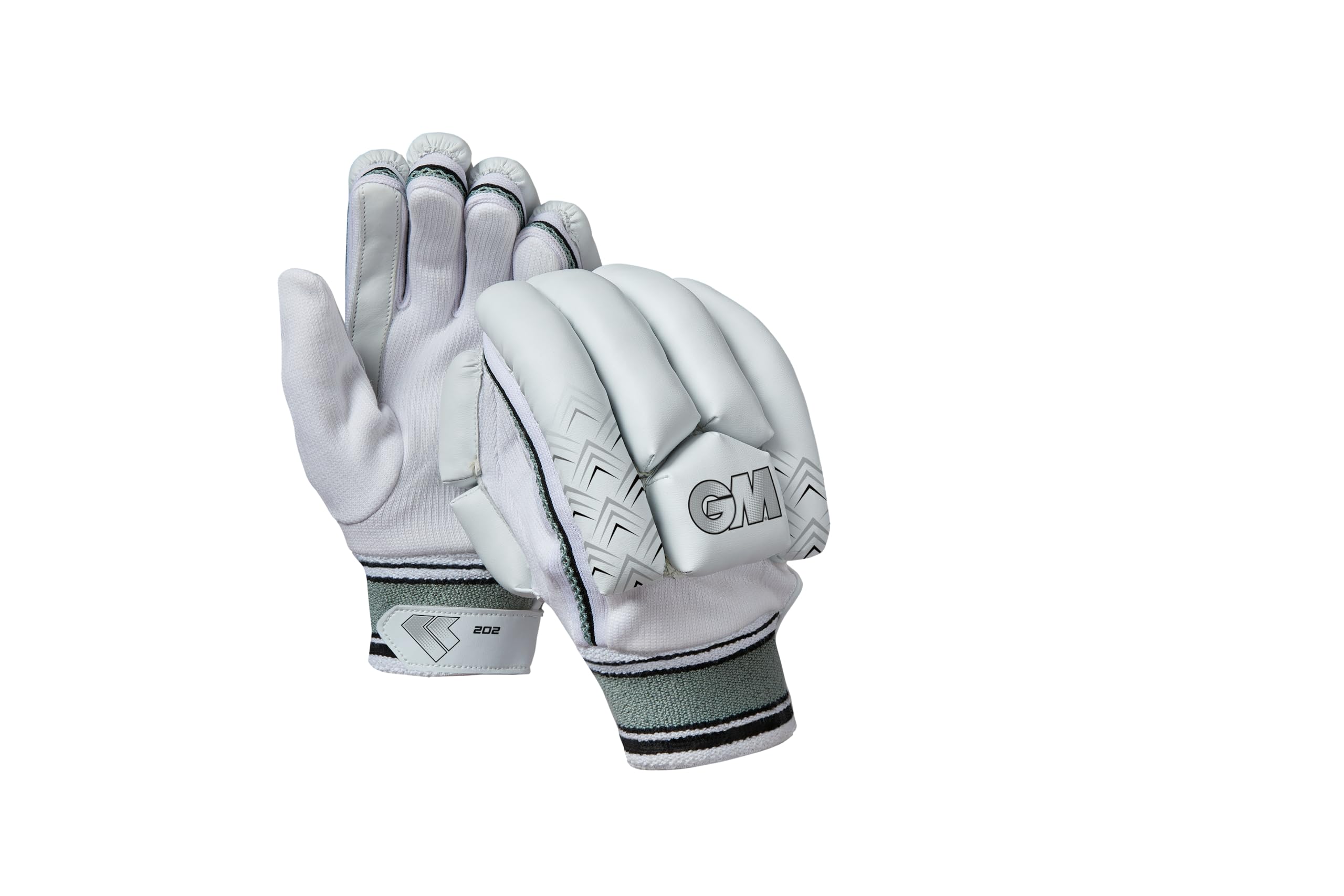 Gunn & Moore GM Cricket Batting Gloves | 202 | Lightweight Design | Cotton Palm | Youths Left Handed | 1 Pair | Approx 360 g per Pair