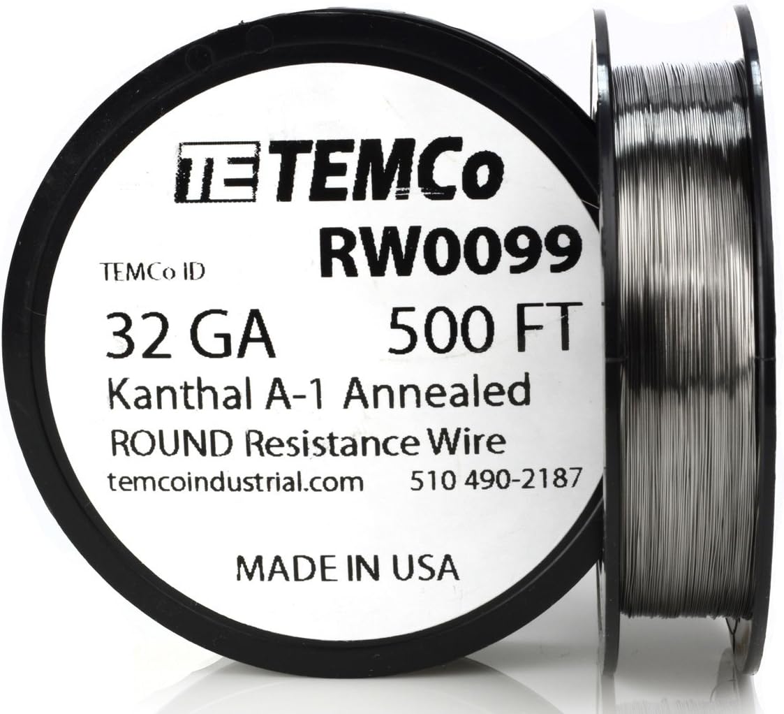 Kanthal A1 wire 32 Gauge 500 Ft Resistance AWG A-1 ga