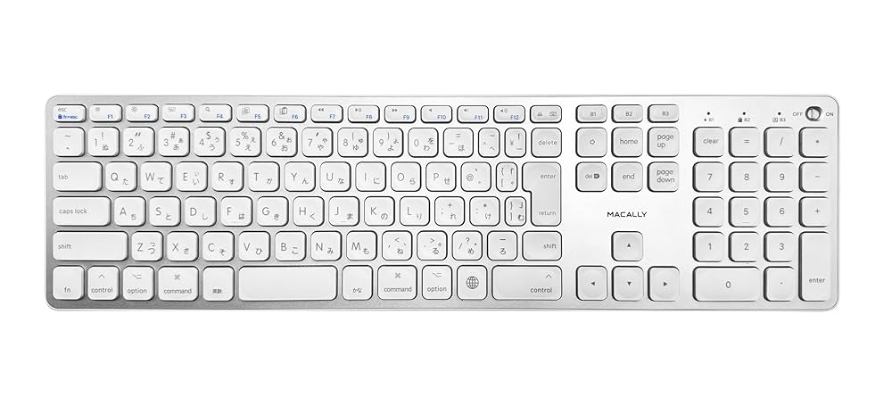 Amazon | MACALLY Bluetooth - 互換性のある Apple 大型