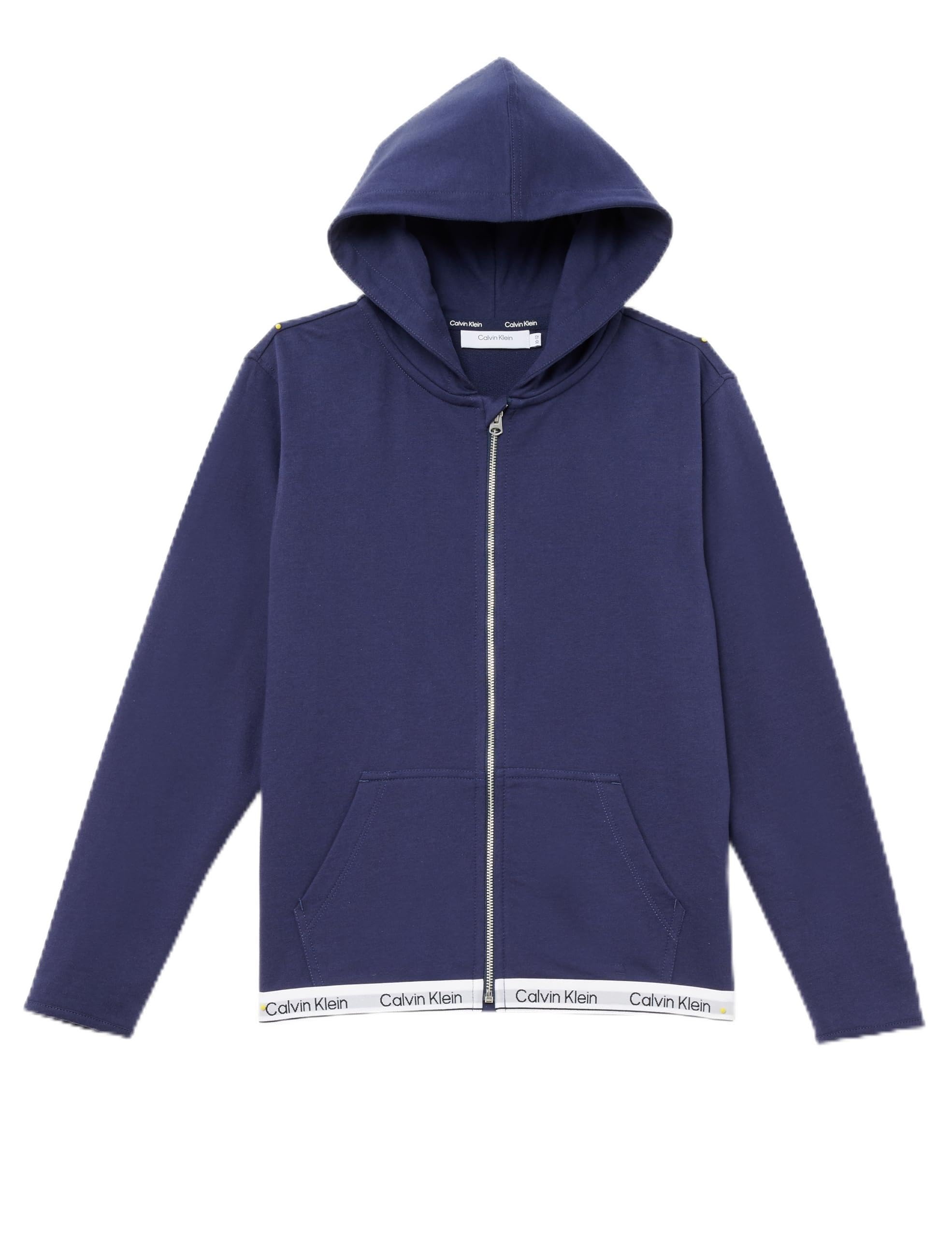 Calvin Klein Unisex Kinder Ls Zip Up Hoodie Kk0kk00111 Andere Oberteile für Lounge und Schlafbekleidung (1er Pack)
