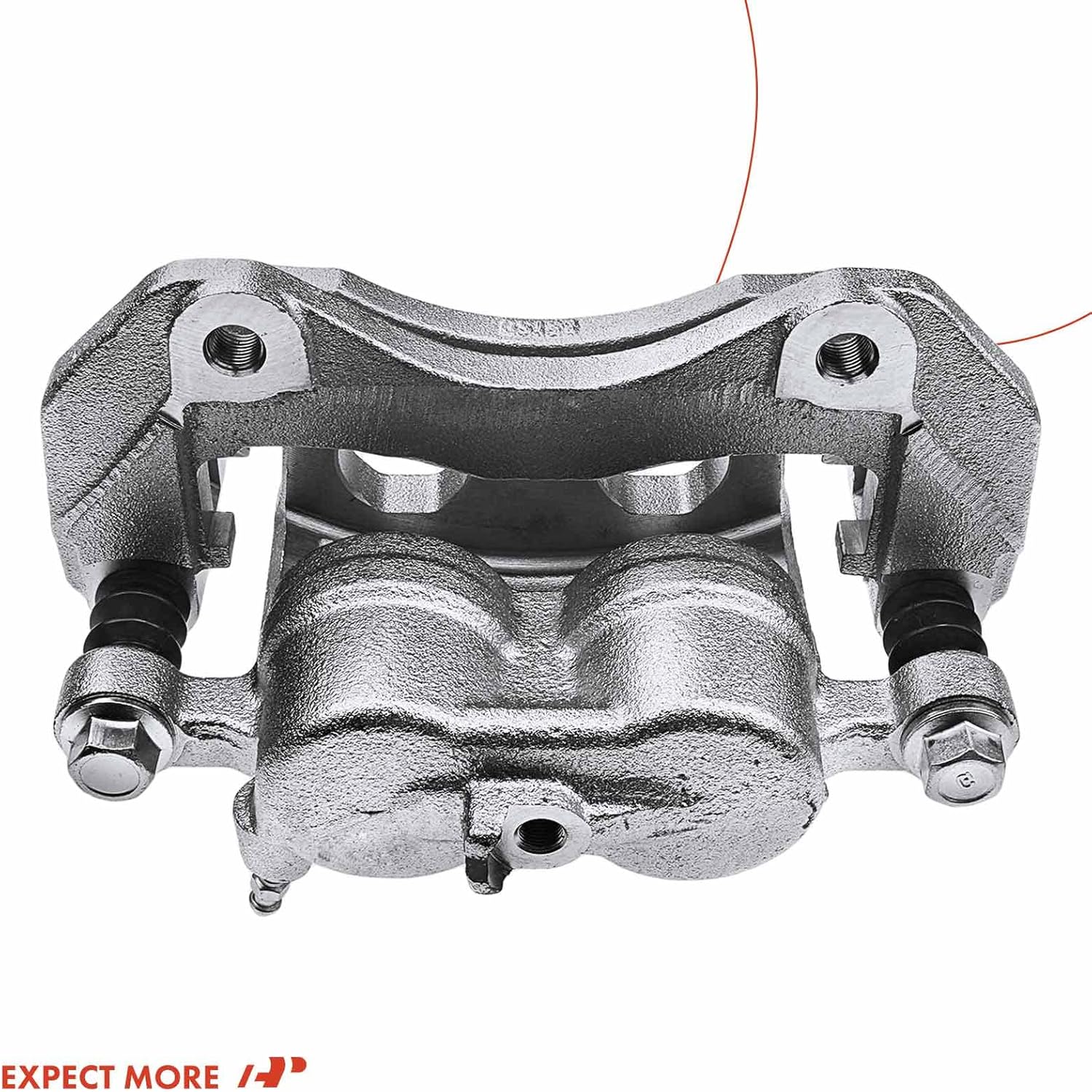 A-Premium Disc Brake Caliper Assembly with Bracket Compatible with Select Mitsubishi Models - Outlander 2005-2006, Outlander PHEV 2018-2020, Lancer 2009-2015, 2.0L 2.4L - Front Right Passenger Side