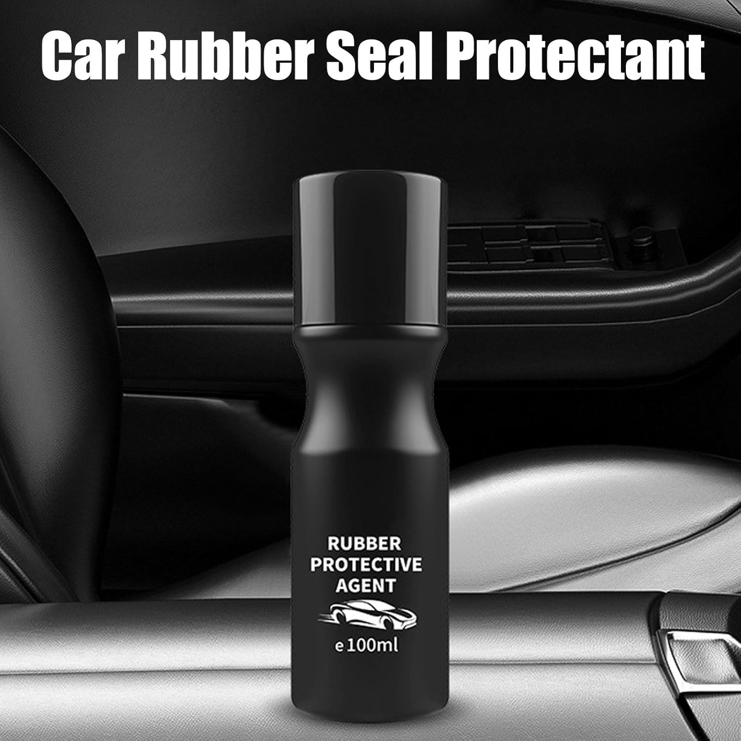 Car Rubber Seal Protectant, Car Rubber Seal Conditioner, Auto Rubbers Sealant Protectant Agent for Window, Door, Wiper Blade Rubbers Strip (3pcs)