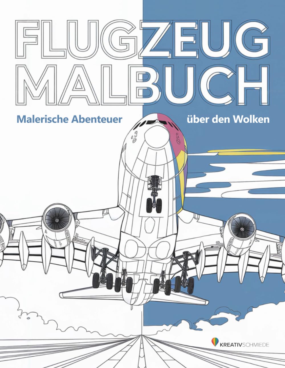 Malbuch Flugzeuge & Raketen – 63 Motive Für Kinder 4–8 Jahre, Mit Flugzeugen, Raketen, Astronauten