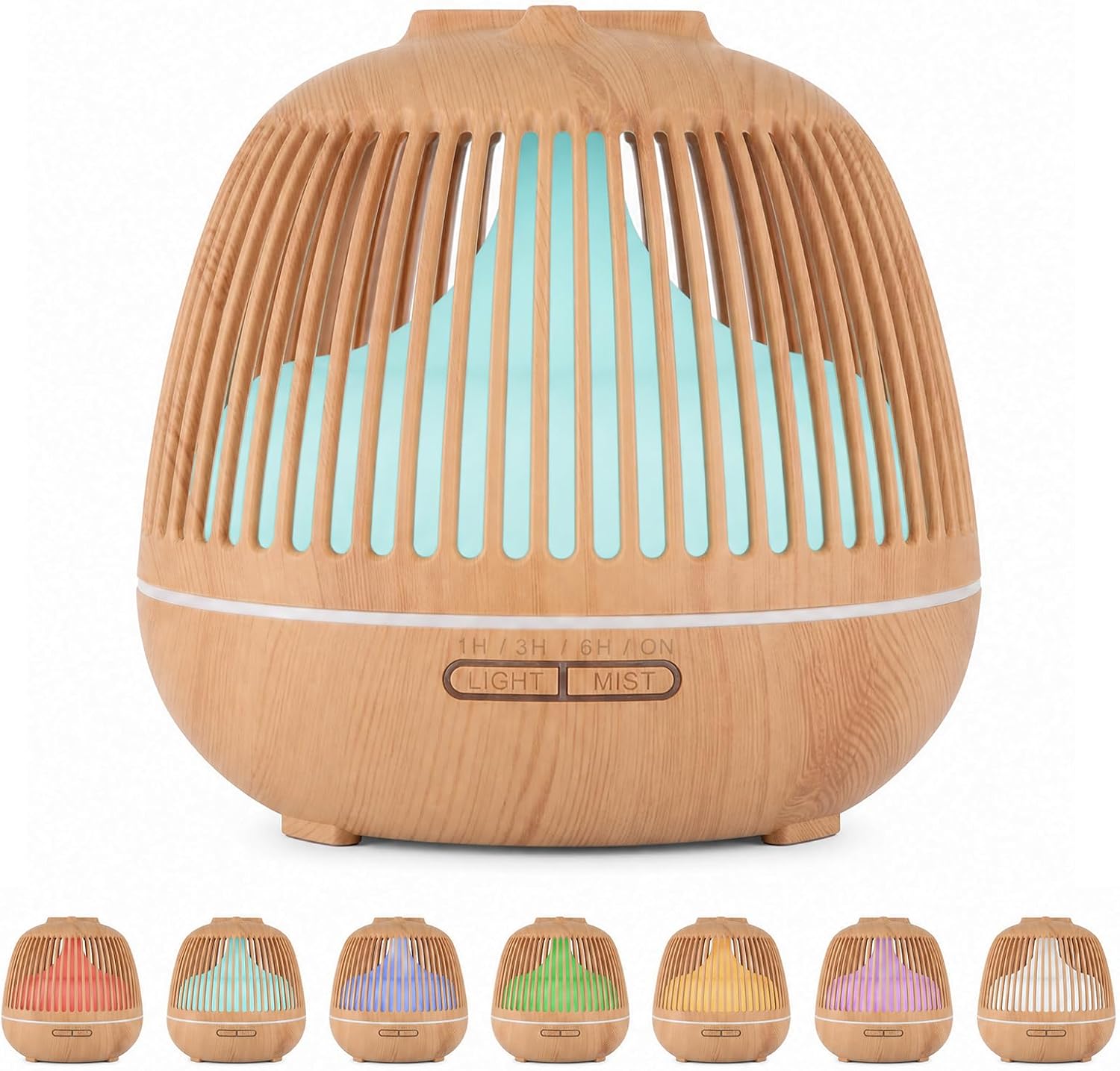 Diffuseur d'huiles essentielles VINATO 550 ml avec éclairage LED